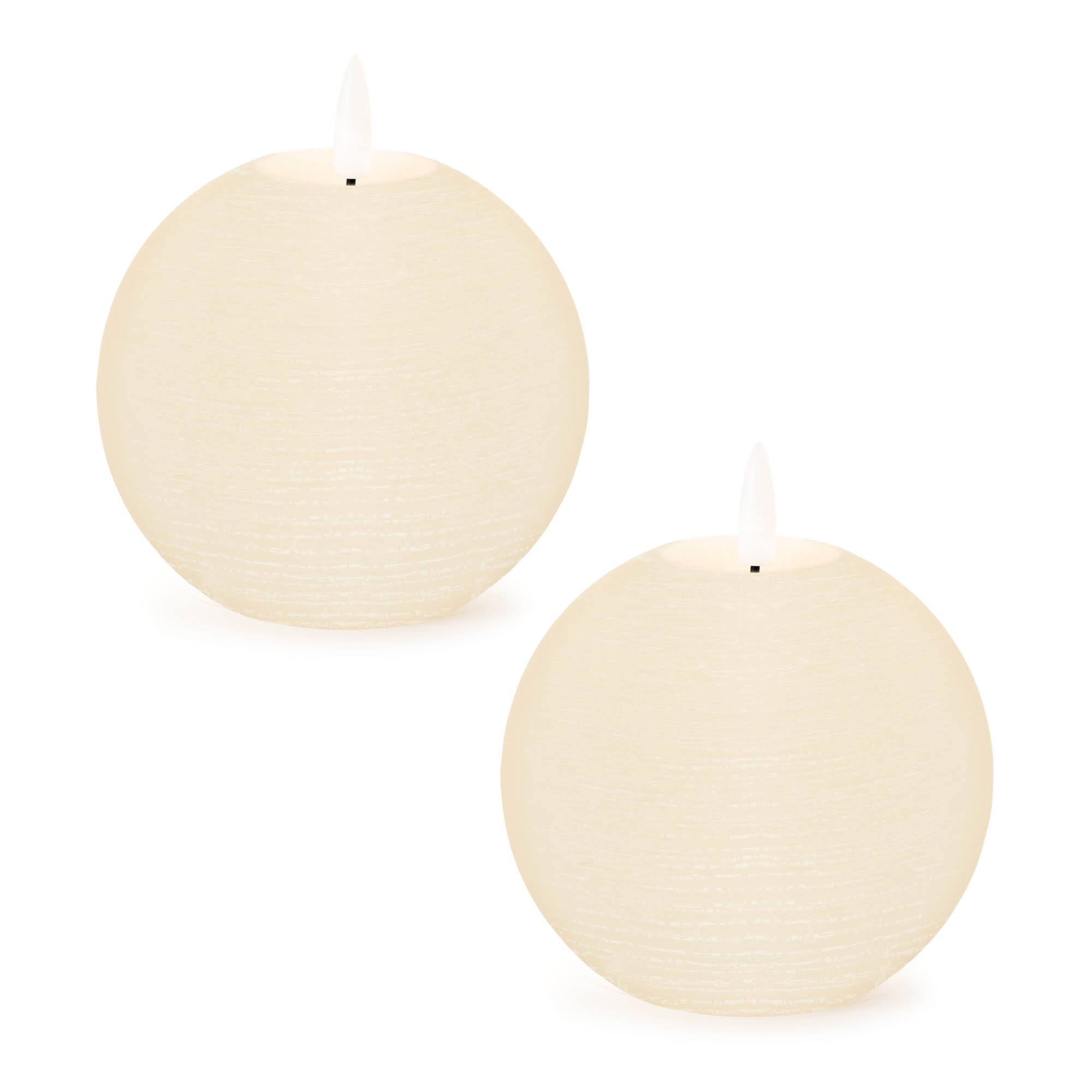 FIA WICK Ivory Round Candles